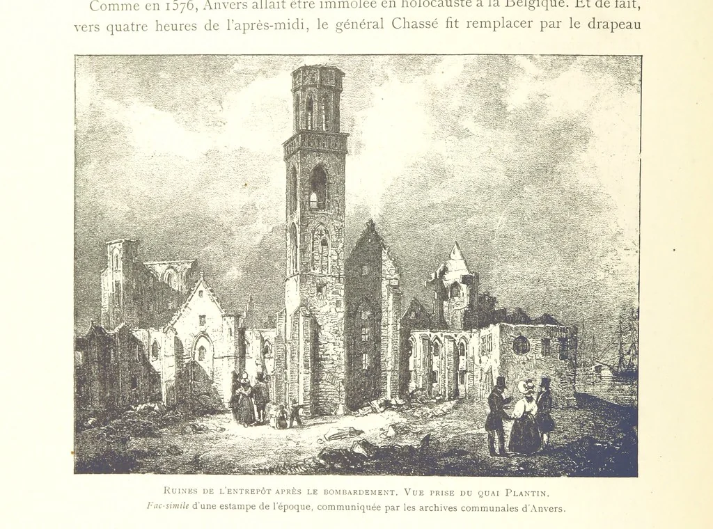 An illustration from Anvers à travers les âges, 1887, leaf 520