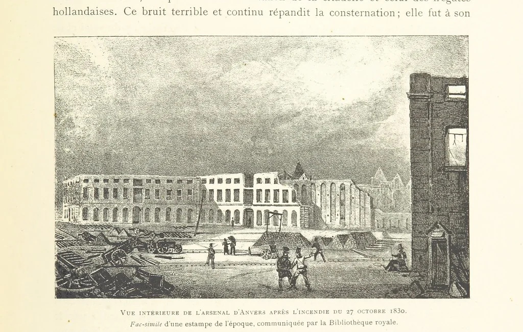An illustration from Anvers à travers les âges, 1887, leaf 521