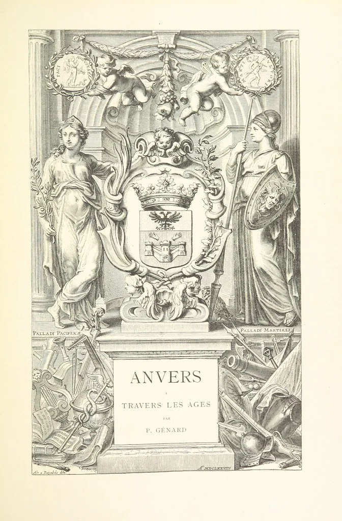 An illustration from Anvers à travers les âges, 1887, leaf 53