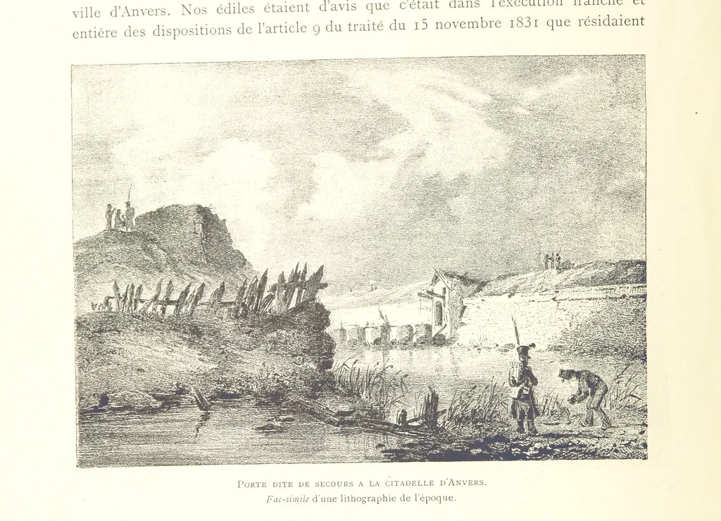 An illustration from Anvers à travers les âges, 1887, leaf 568