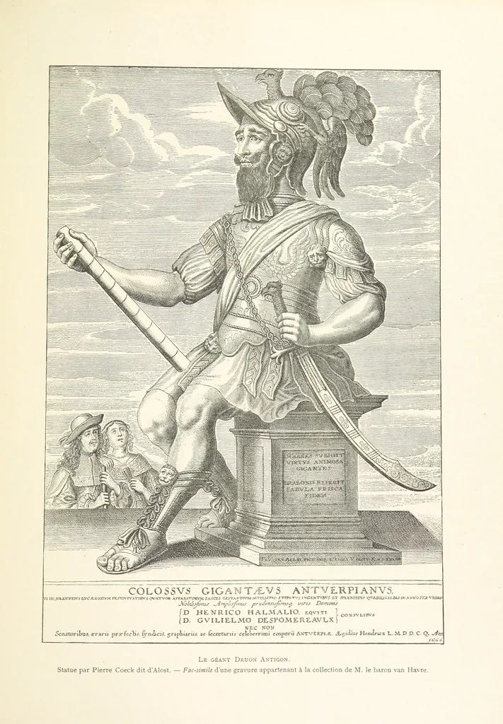 An illustration from Anvers à travers les âges, 1887, leaf 57