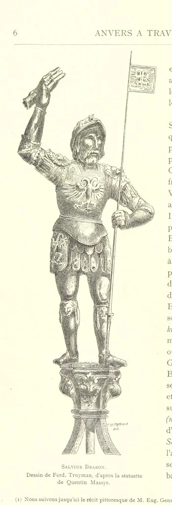 An illustration from Anvers à travers les âges, 1887, leaf 58