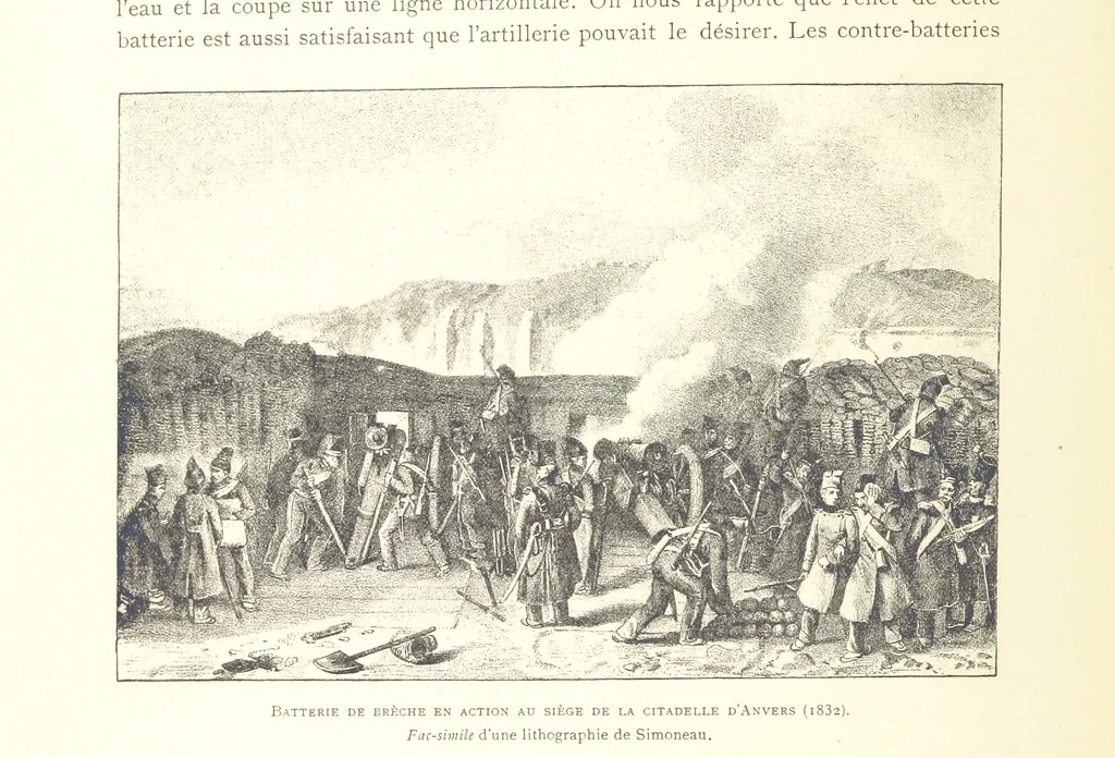 An illustration from Anvers à travers les âges, 1887, leaf 580
