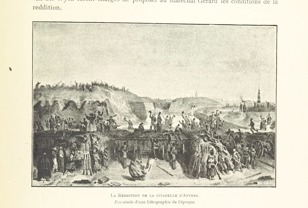 An illustration from Anvers à travers les âges, 1887, leaf 581