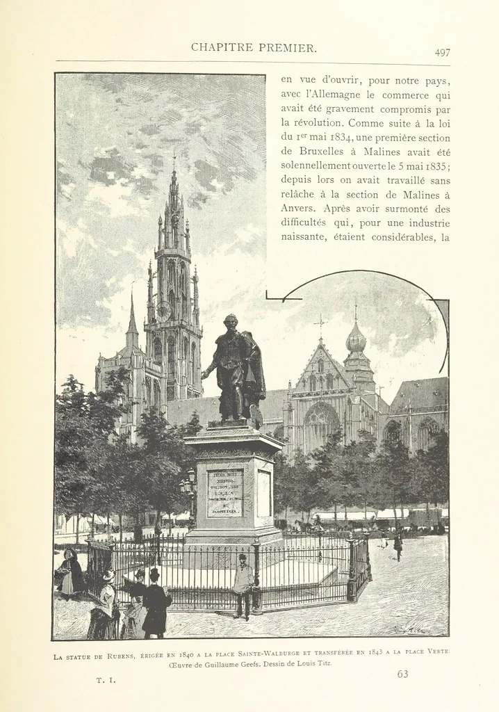 An illustration from Anvers à travers les âges, 1887, leaf 589