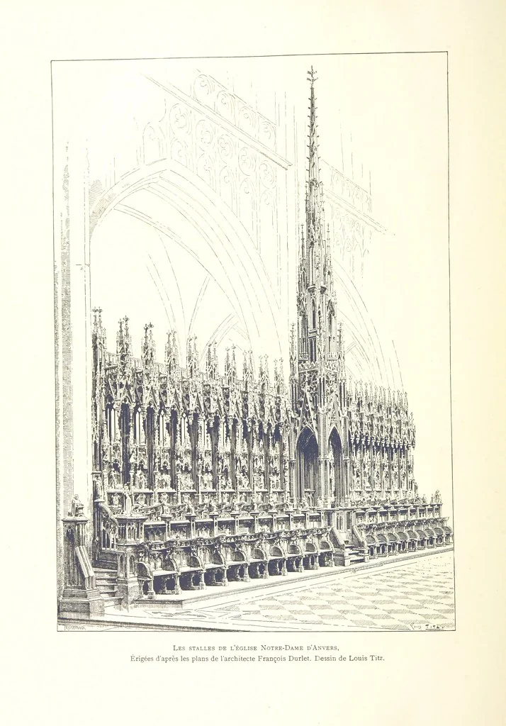 An illustration from Anvers à travers les âges, 1887, leaf 596