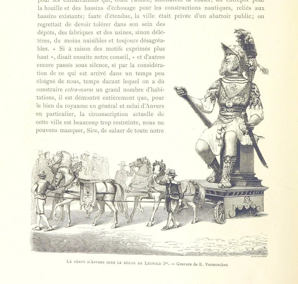 An illustration from Anvers à travers les âges, 1887, leaf 600