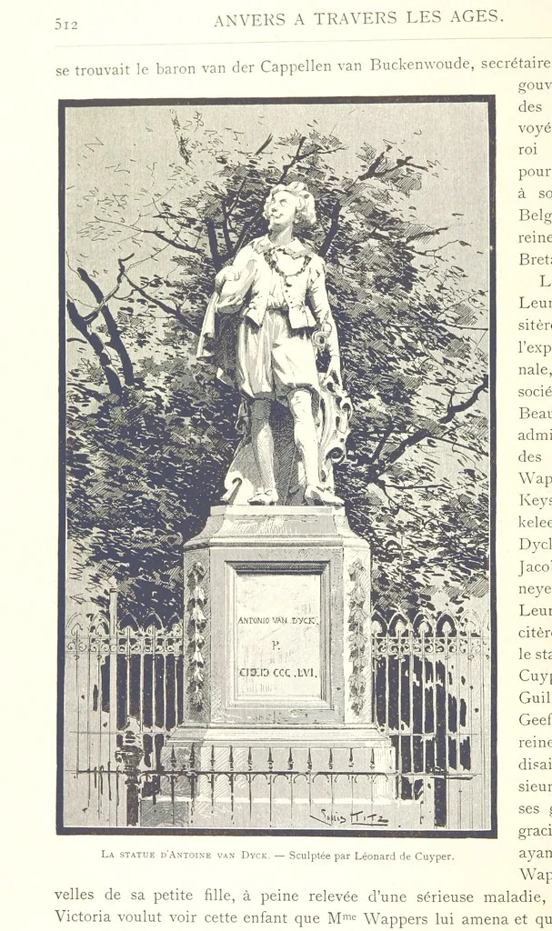 An illustration from Anvers à travers les âges, 1887, leaf 604