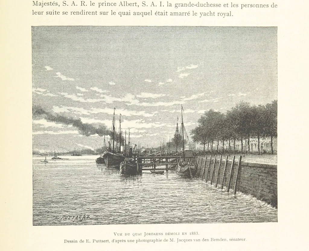 An illustration from Anvers à travers les âges, 1887, leaf 605