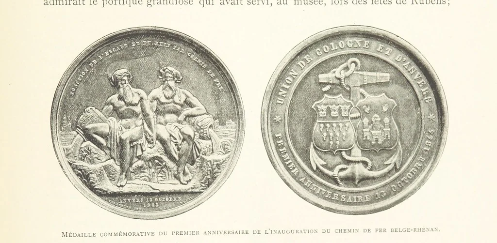 An illustration from Anvers à travers les âges, 1887, leaf 607