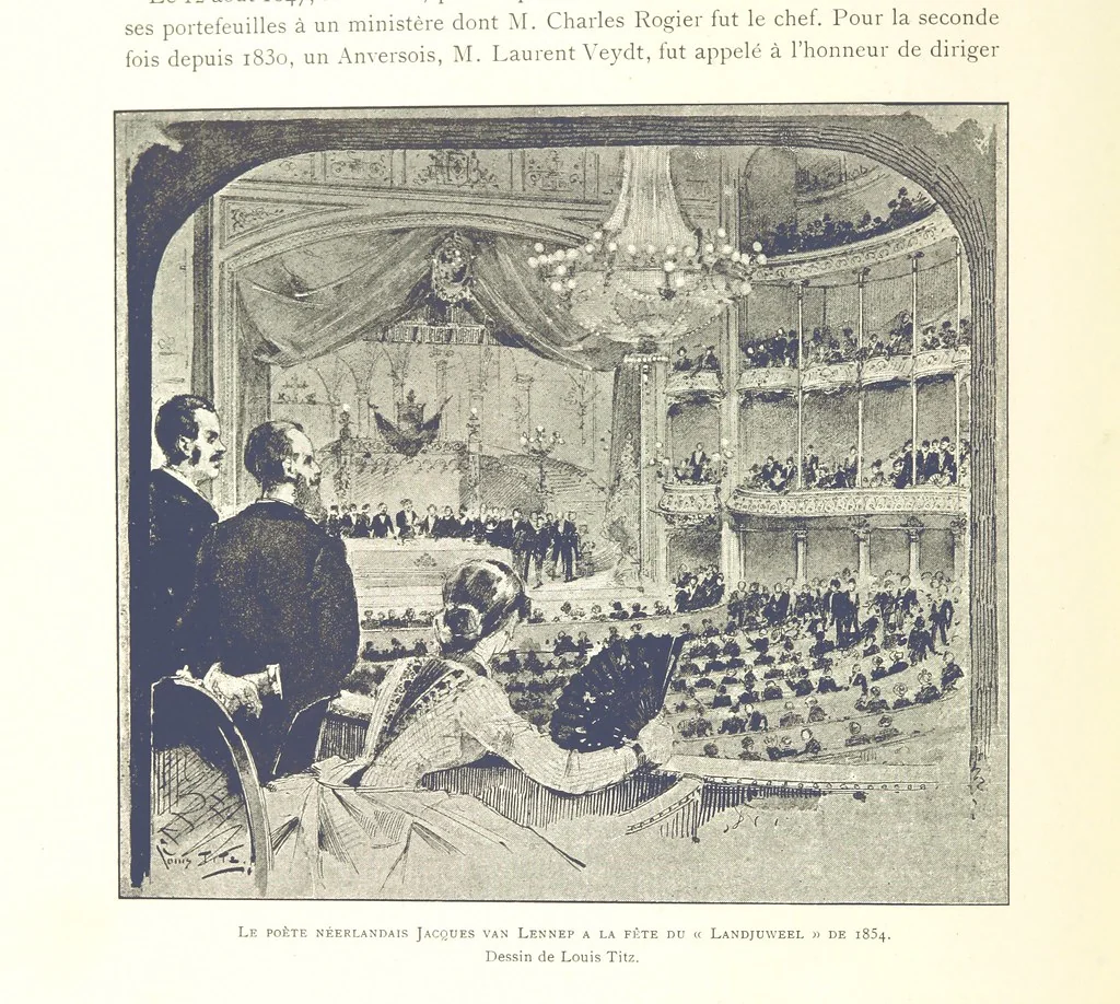 An illustration from Anvers à travers les âges, 1887, leaf 612
