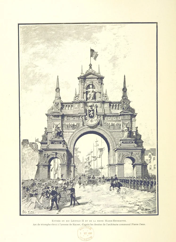 An illustration from Anvers à travers les âges, 1887, leaf 628