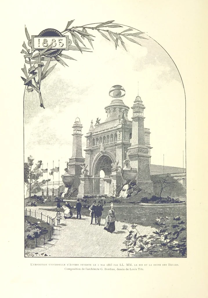 An illustration from Anvers à travers les âges, 1887, leaf 646