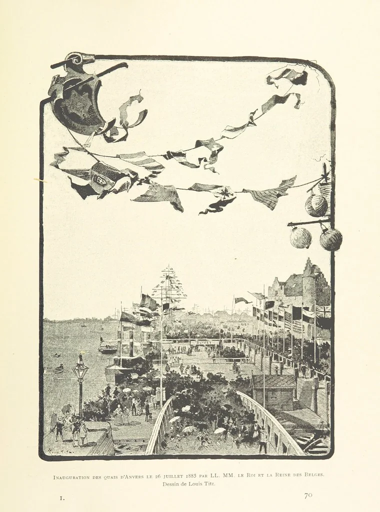 An illustration from Anvers à travers les âges, 1887, leaf 647