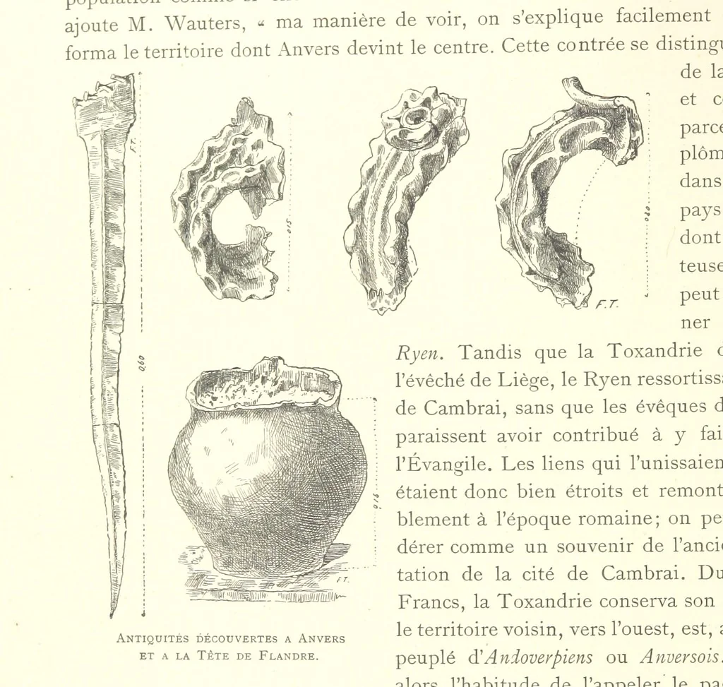 An illustration from Anvers à travers les âges, 1887, leaf 66