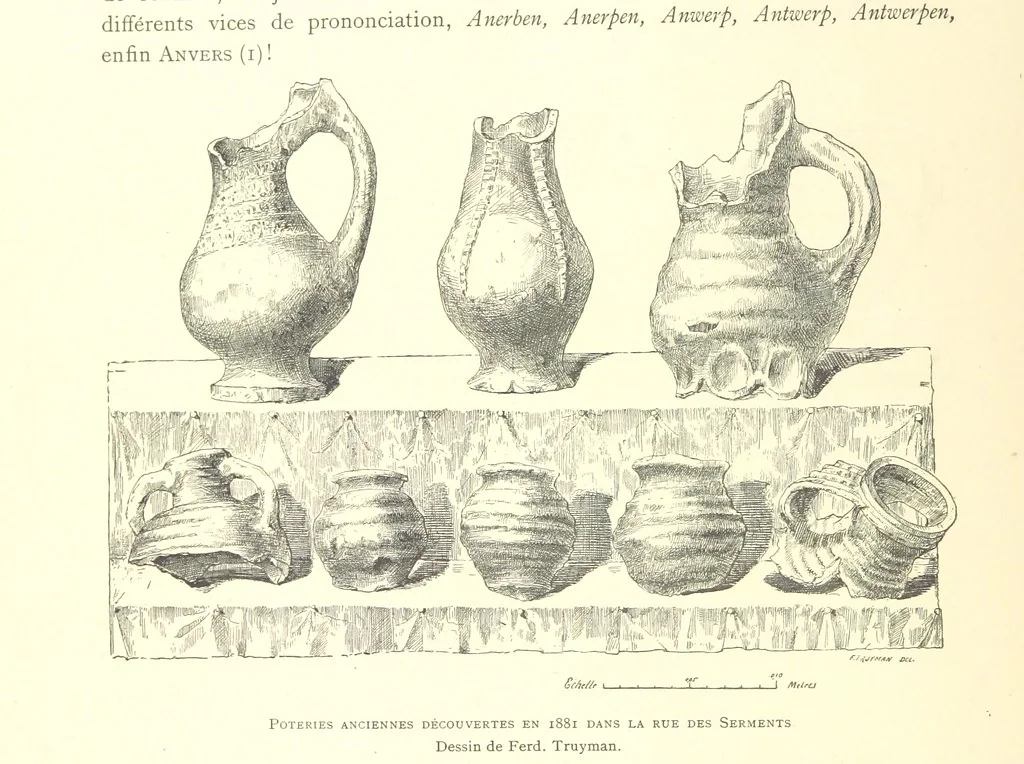 An illustration from Anvers à travers les âges, 1887, leaf 68