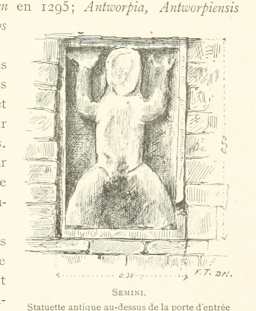 An illustration from Anvers à travers les âges, 1887, leaf 71