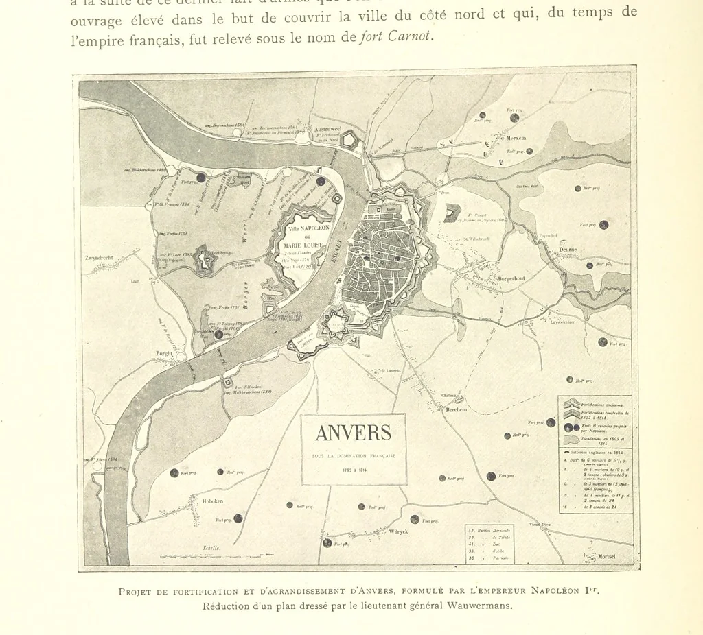 An illustration from Anvers à travers les âges, 1887, leaf 100