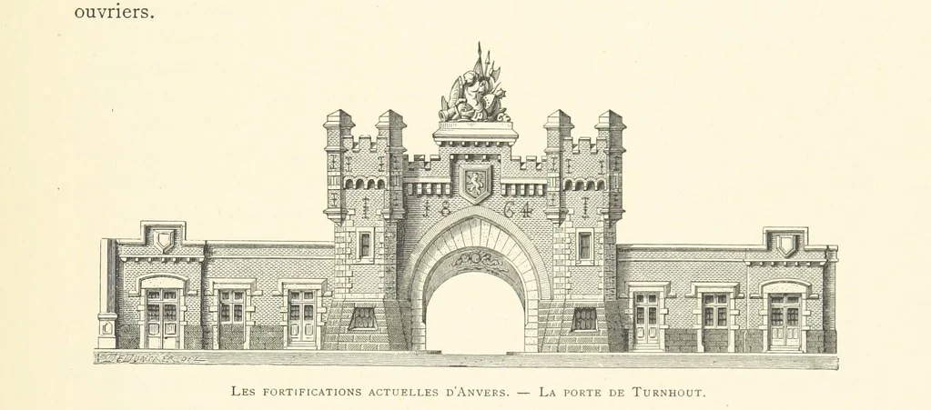 An illustration from Anvers à travers les âges, 1887, leaf 113