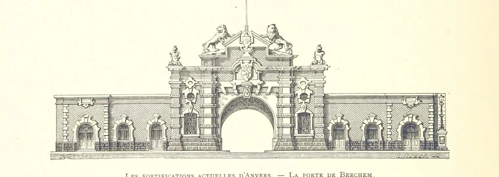 An illustration from Anvers à travers les âges, 1887, leaf 116