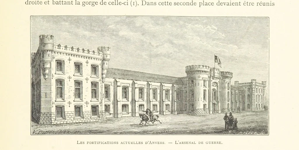 An illustration from Anvers à travers les âges, 1887, leaf 117