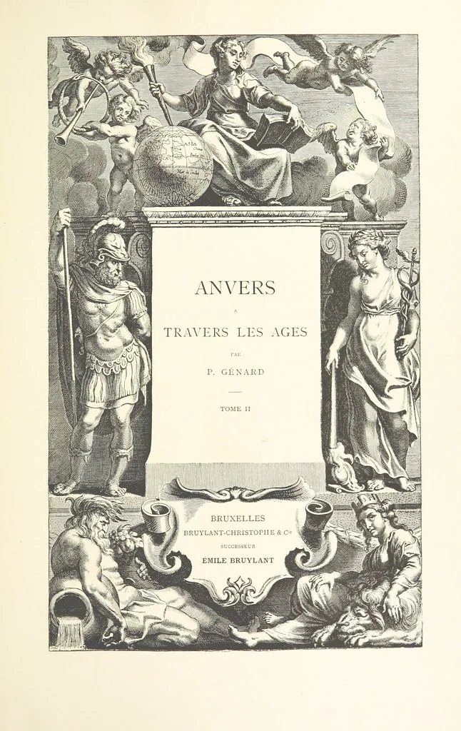 An illustration from Anvers à travers les âges, 1887, leaf 13