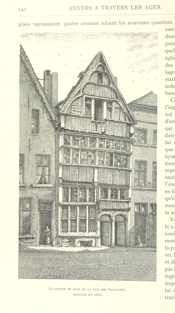 An illustration from Anvers à travers les âges, 1887, leaf 152