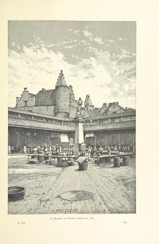 An illustration from Anvers à travers les âges, 1887, leaf 157