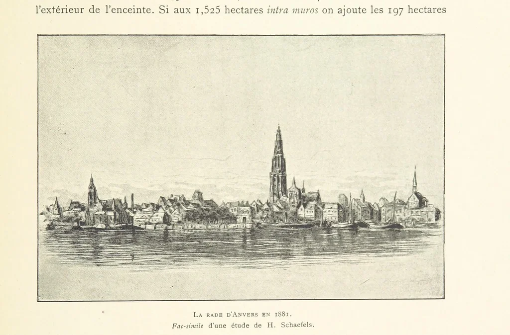 An illustration from Anvers à travers les âges, 1887, leaf 161
