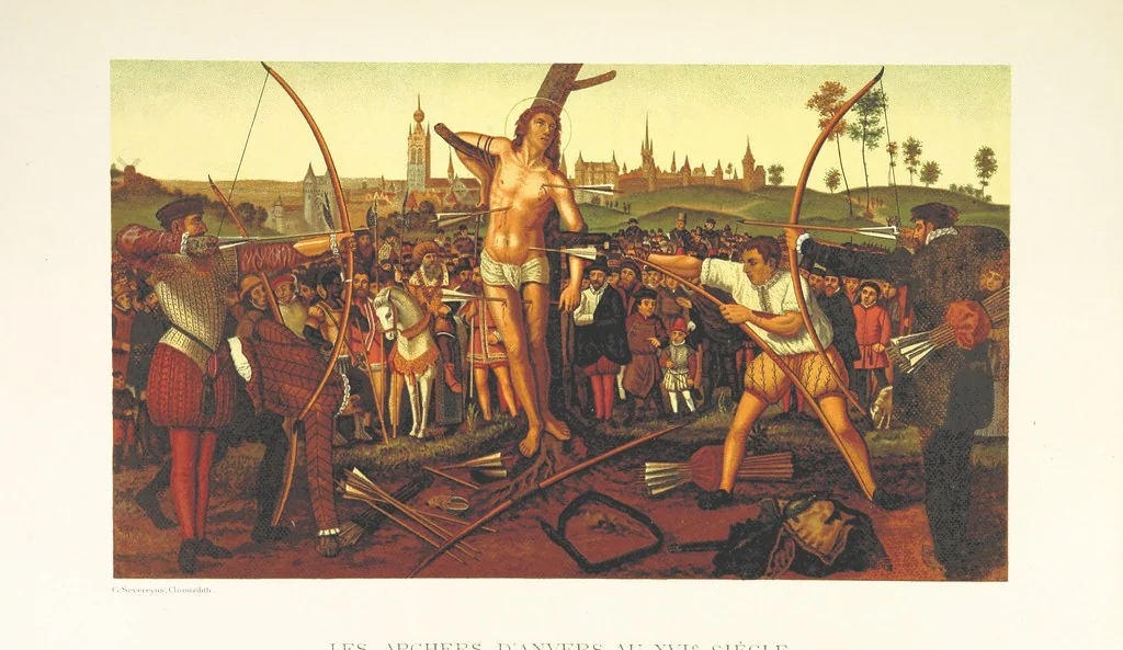 An illustration from Anvers à travers les âges, 1887, leaf 165