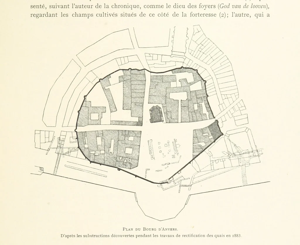 An illustration from Anvers à travers les âges, 1887, leaf 17