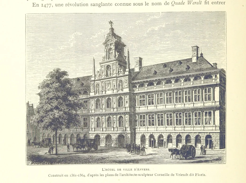 An illustration from Anvers à travers les âges, 1887, leaf 174