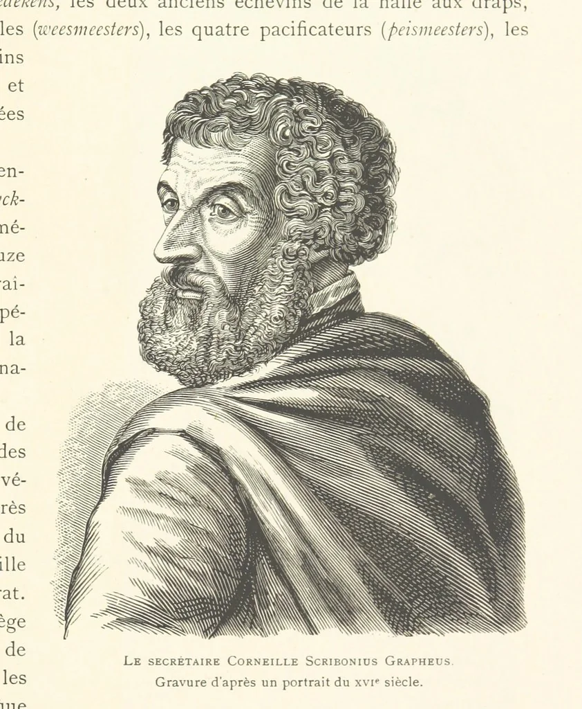 An illustration from Anvers à travers les âges, 1887, leaf 181