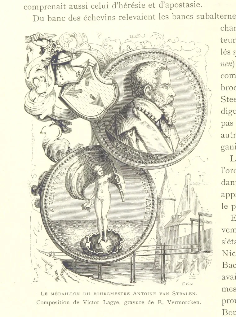 An illustration from Anvers à travers les âges, 1887, leaf 182