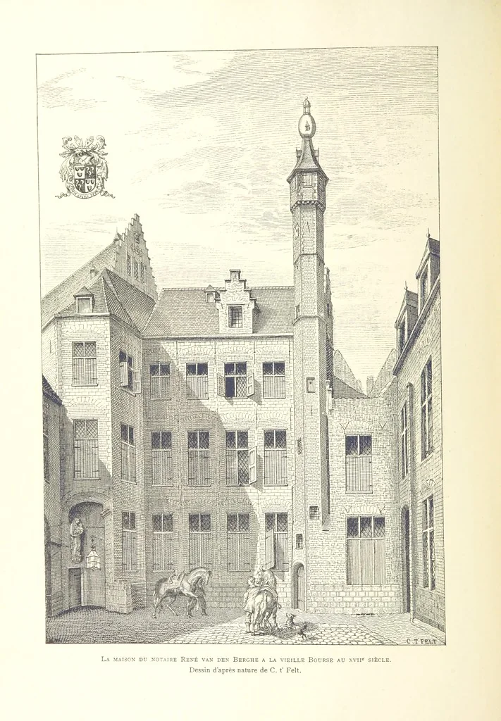 An illustration from Anvers à travers les âges, 1887, leaf 198