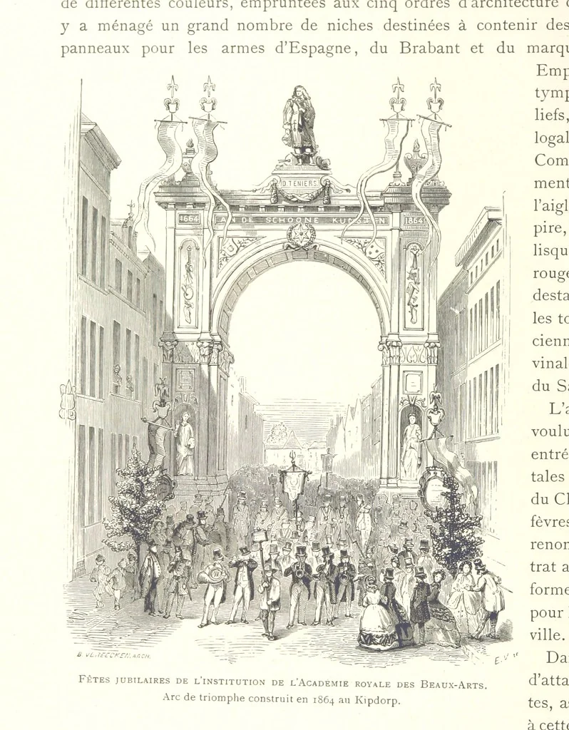 An illustration from Anvers à travers les âges, 1887, leaf 222