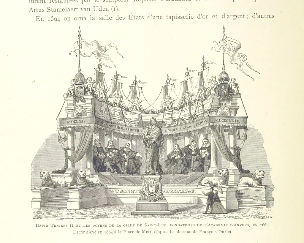 An illustration from Anvers à travers les âges, 1887, leaf 226