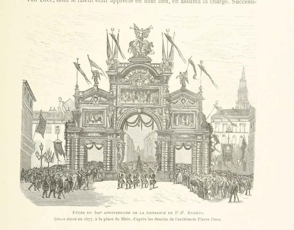 An illustration from Anvers à travers les âges, 1887, leaf 231