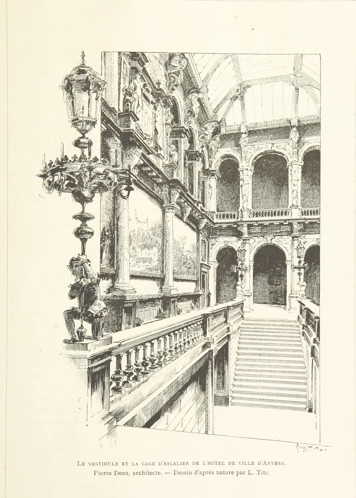 An illustration from Anvers à travers les âges, 1887, leaf 235