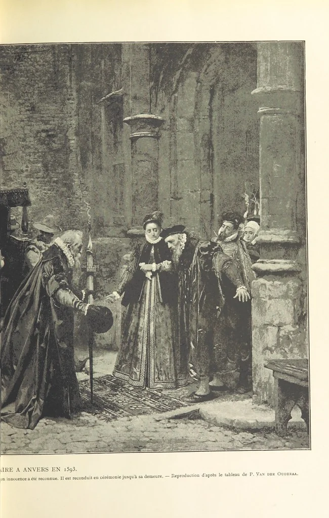 An illustration from Anvers à travers les âges, 1887, leaf 287