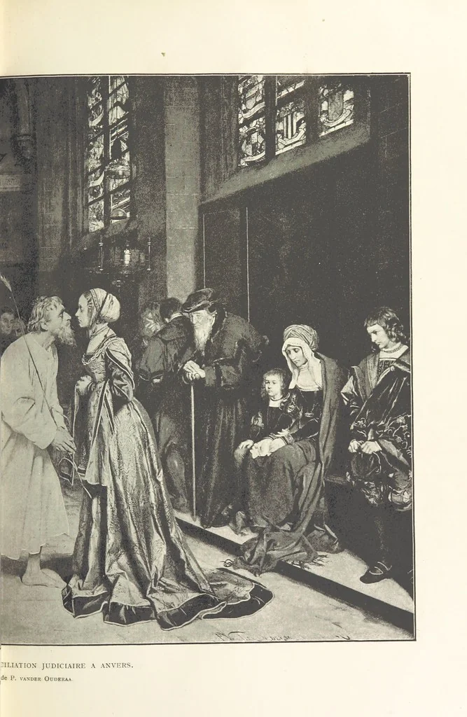 An illustration from Anvers à travers les âges, 1887, leaf 297