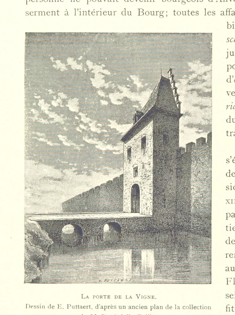 An illustration from Anvers à travers les âges, 1887, leaf 30