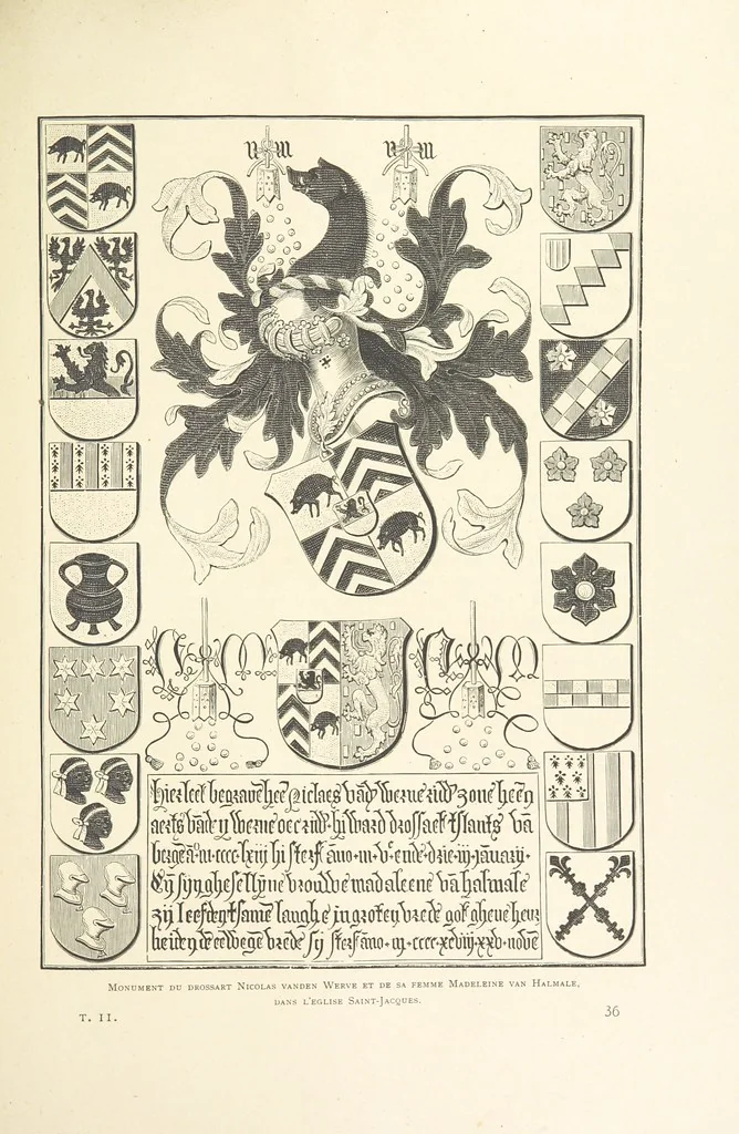 An illustration from Anvers à travers les âges, 1887, leaf 307