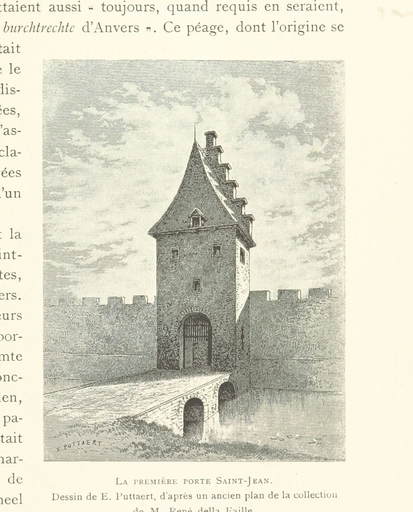 An illustration from Anvers à travers les âges, 1887, leaf 31