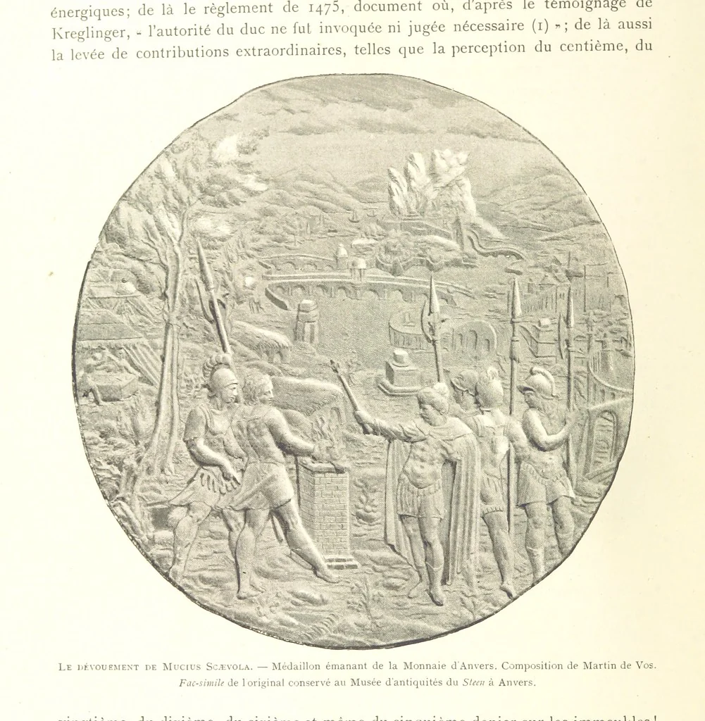 An illustration from Anvers à travers les âges, 1887, leaf 346