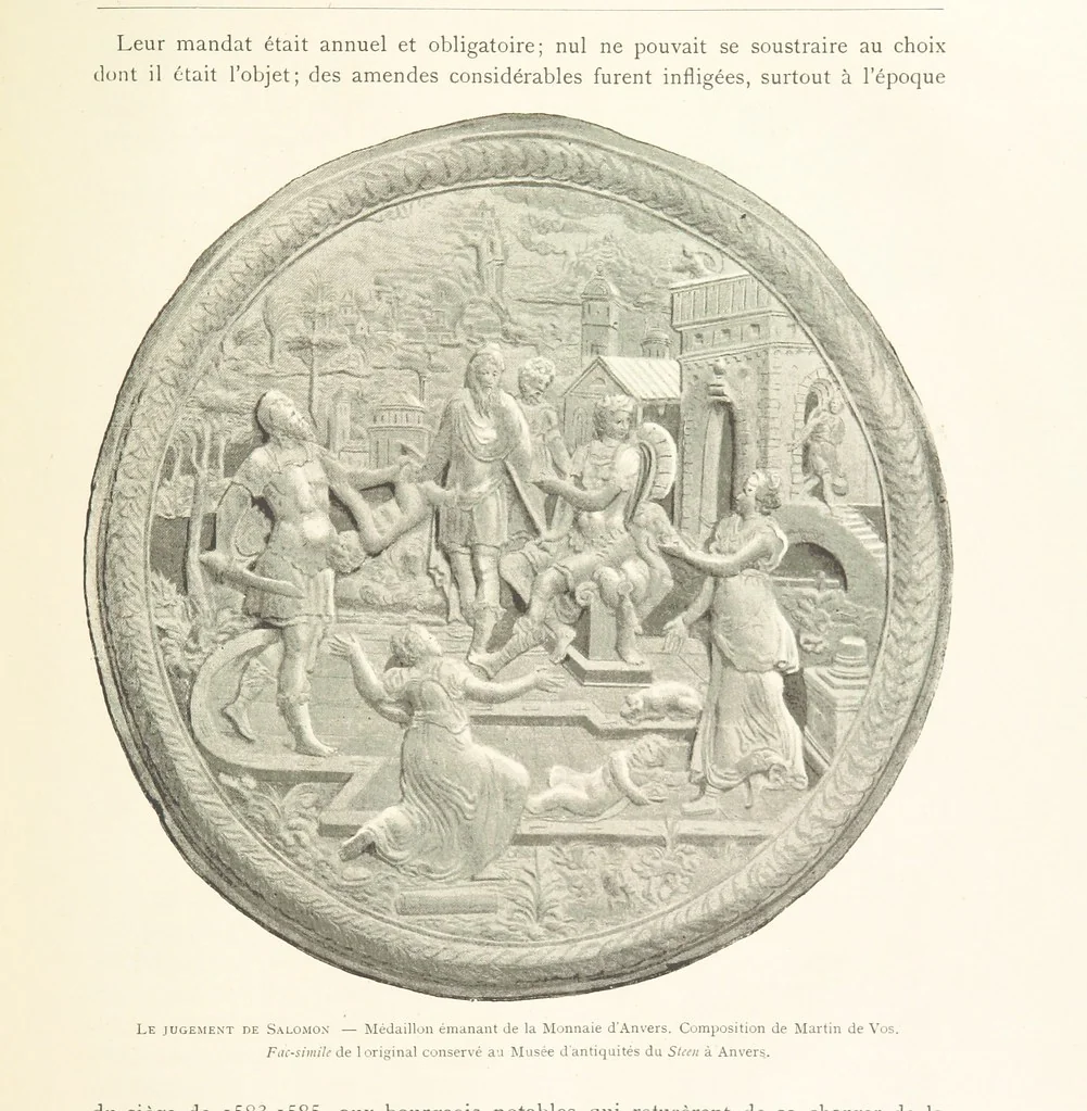 An illustration from Anvers à travers les âges, 1887, leaf 347
