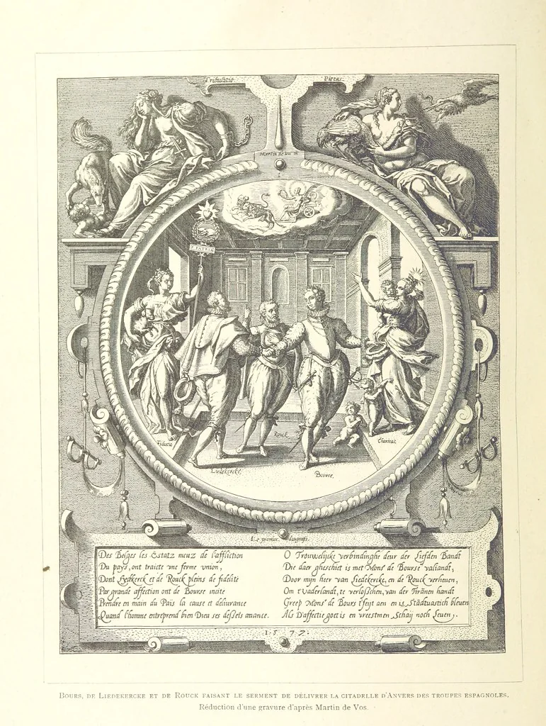 An illustration from Anvers à travers les âges, 1887, leaf 354