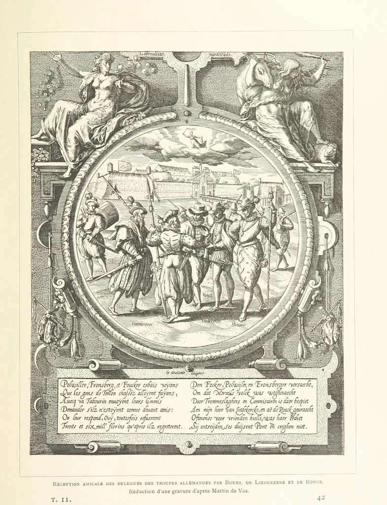 An illustration from Anvers à travers les âges, 1887, leaf 359