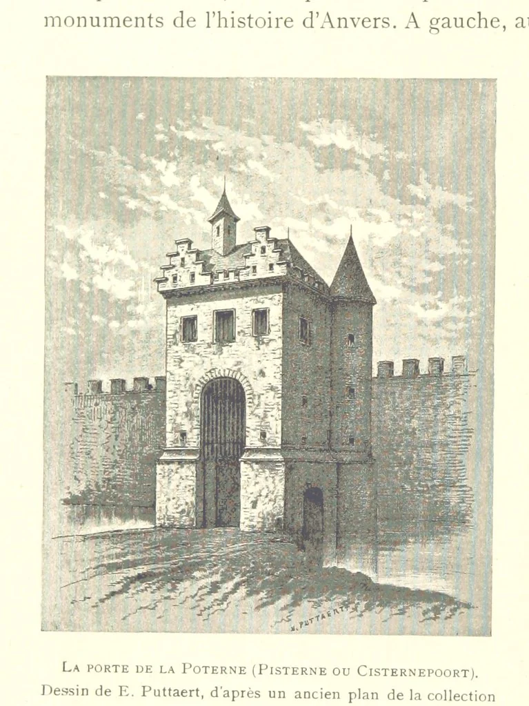 An illustration from Anvers à travers les âges, 1887, leaf 36
