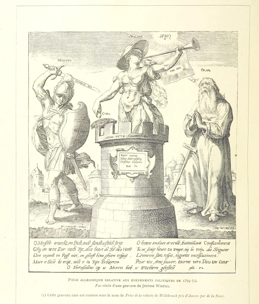 An illustration from Anvers à travers les âges, 1887, leaf 366